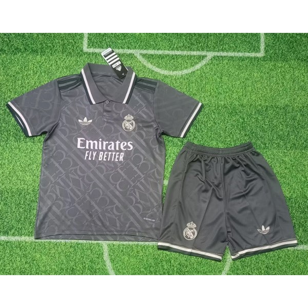 Camiseta Real Madrid 3rd Niño 2024-2025 Gris